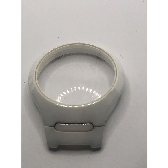 Michael Kors Watch Parts Case Only White Ceramic No Crystal 38mm GY390 - Picture 4 of 9